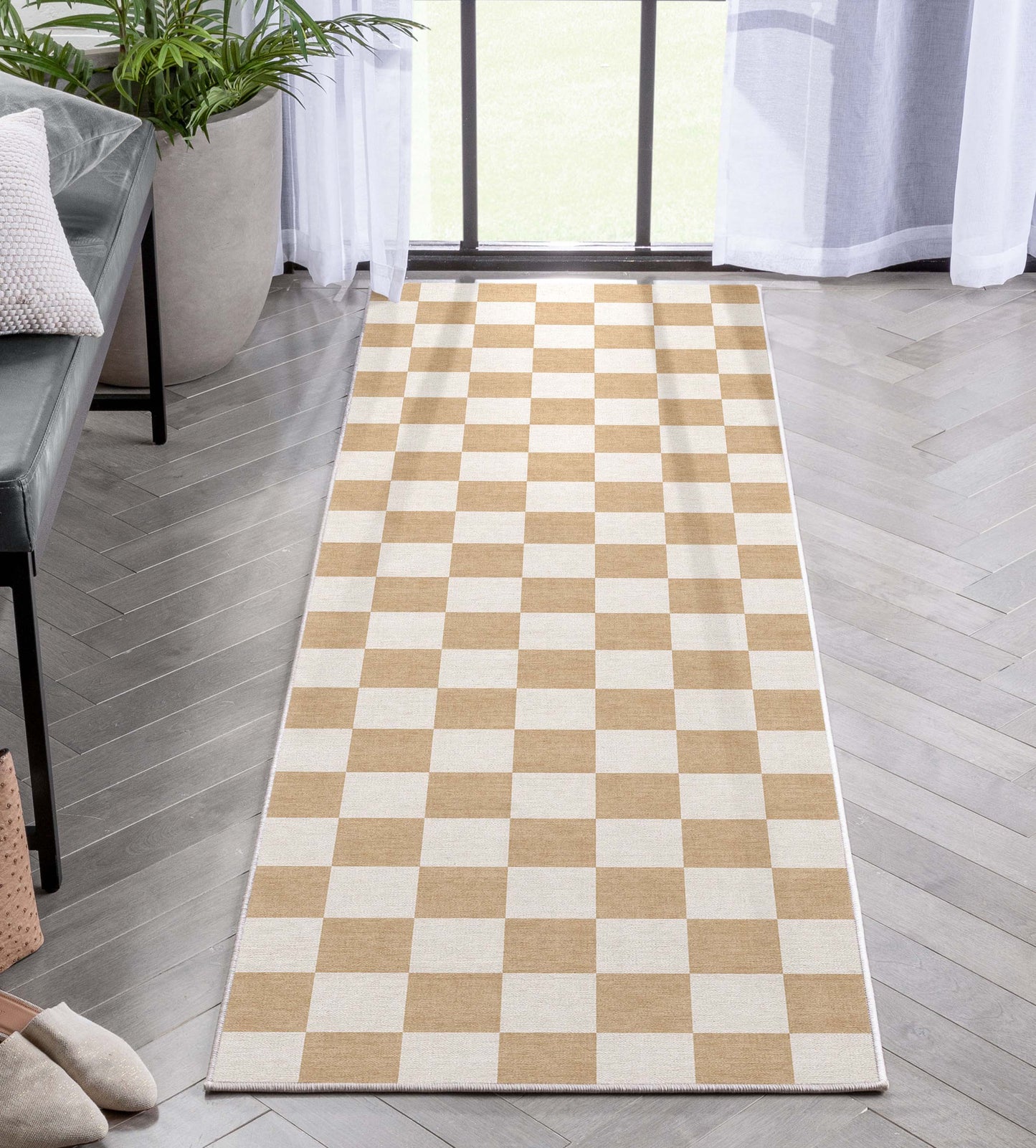 Apollo Square Yellow Rug W-SQR-01D