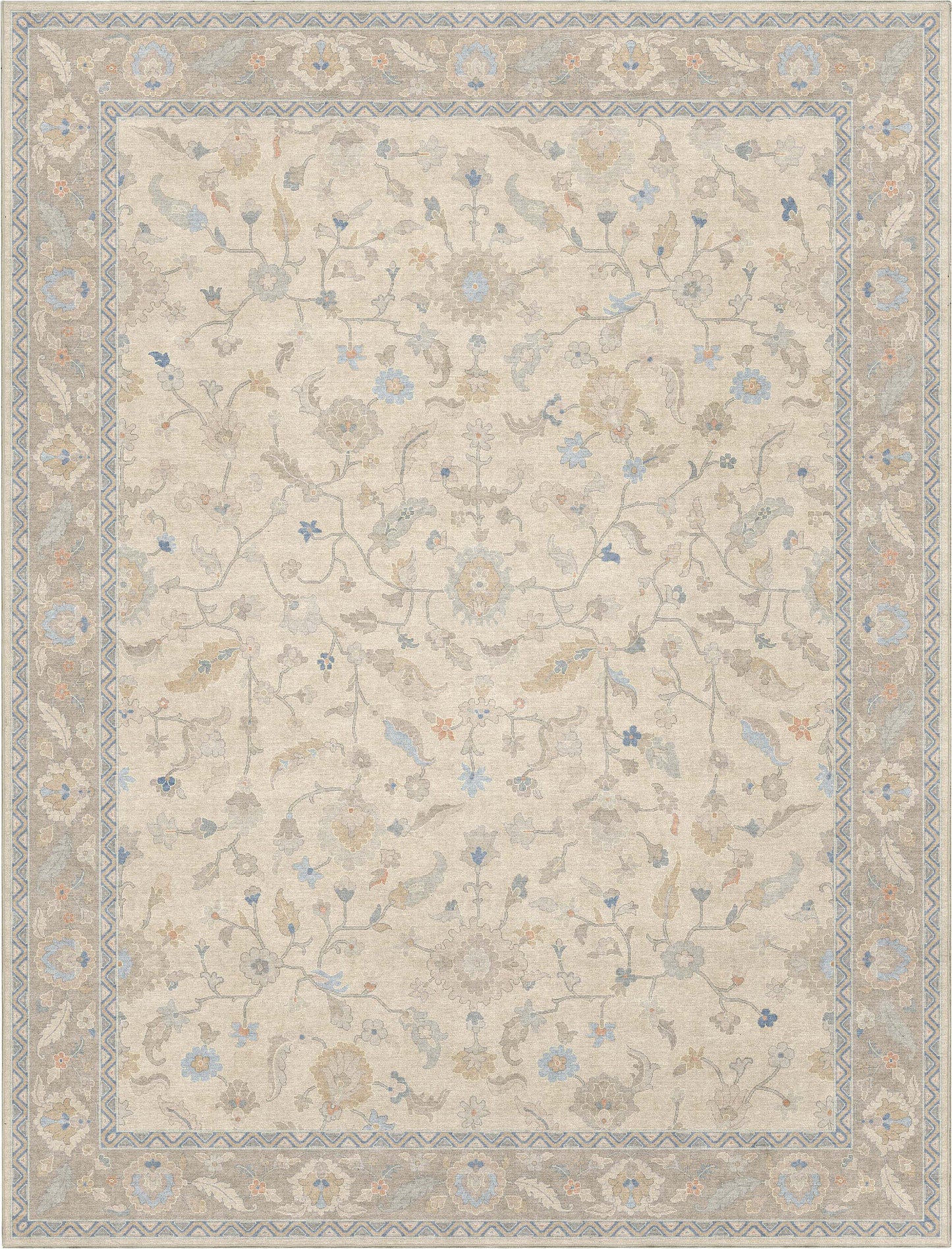 Ushak Mardin Cream Rug W-US-01A