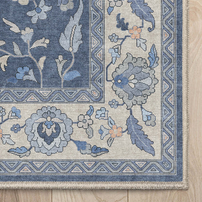 Ushak Mardin Blue Rug W-US-01B