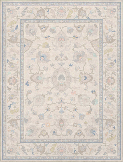 Ushak Konya Cream Rug W-US-06A