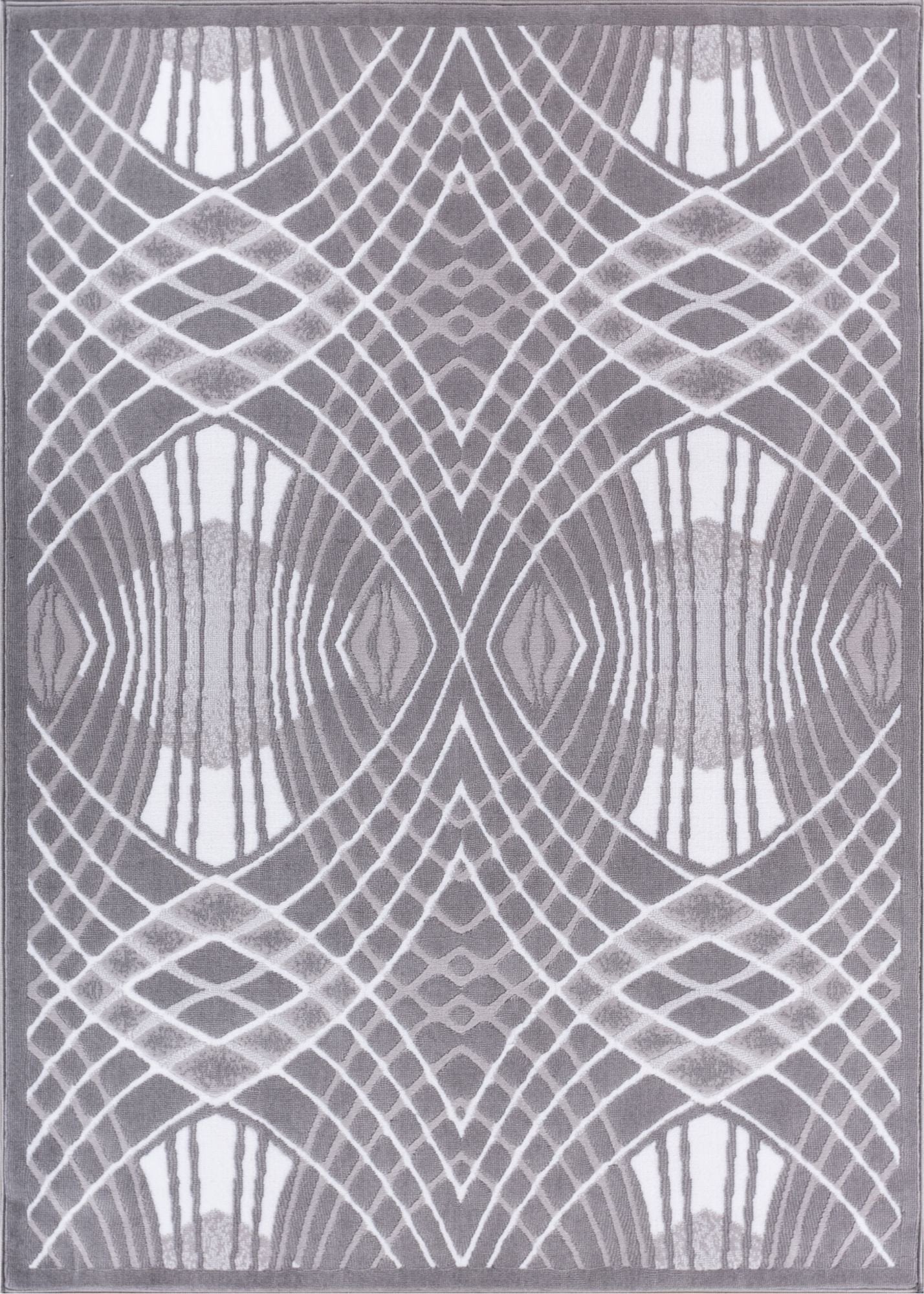 Cool Runnings Grey Modern Rug 1708