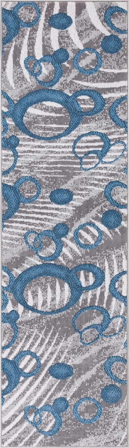 Clarence Blue Modern Rug 1710