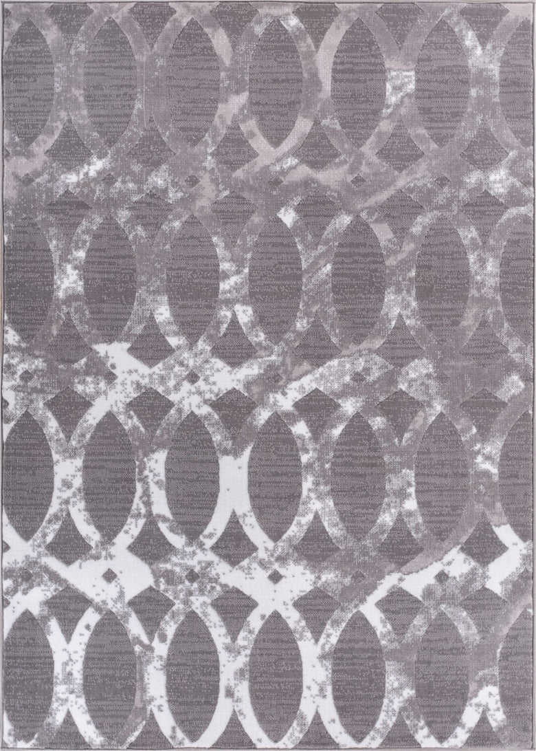 Exotic Grey Modern Rug 1758