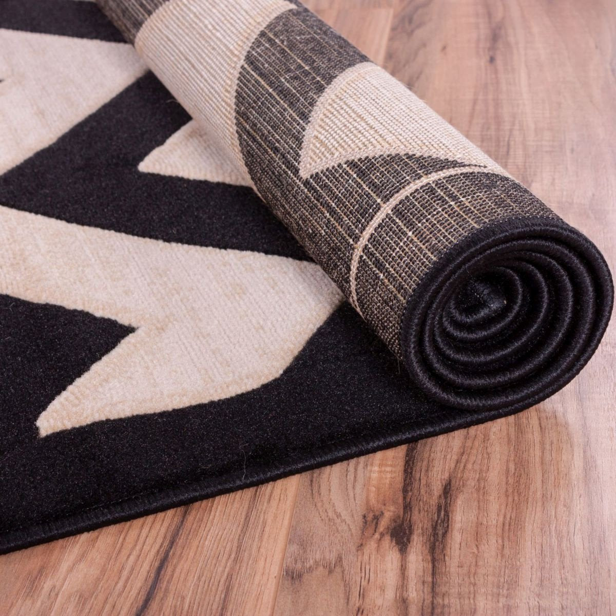 Chevron Black Modern Rug 1963