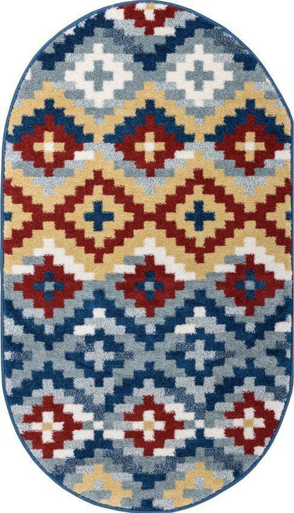 Azteca Works Blue Southwestern Rug 2022