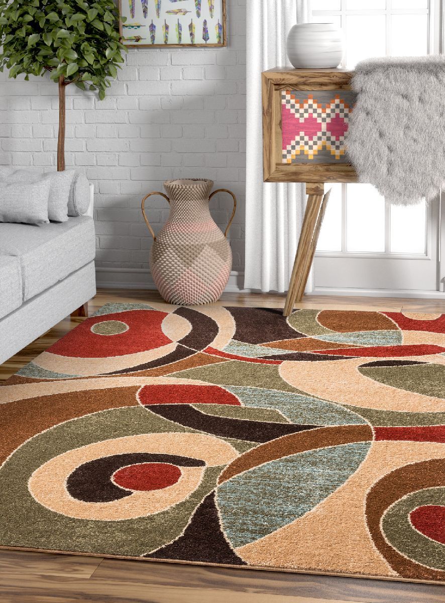 Zen Autumn Modern Rug 2139