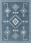 Azra Tribal Medallion Dark Blue Rug 2884