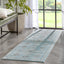 Azra Tribal Medallion Light Blue Rug 2886