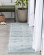 Azra Tribal Medallion Light Blue Rug 2886
