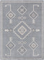 Azra Tribal Medallion Grey Rug 2887