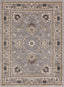 Abbasi Grey Traditional Rug 3608