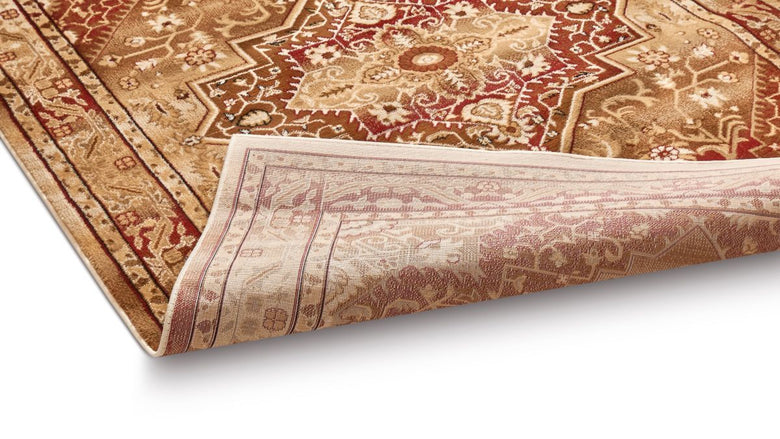 Kaibab Red Traditional Medallion Rug 54400