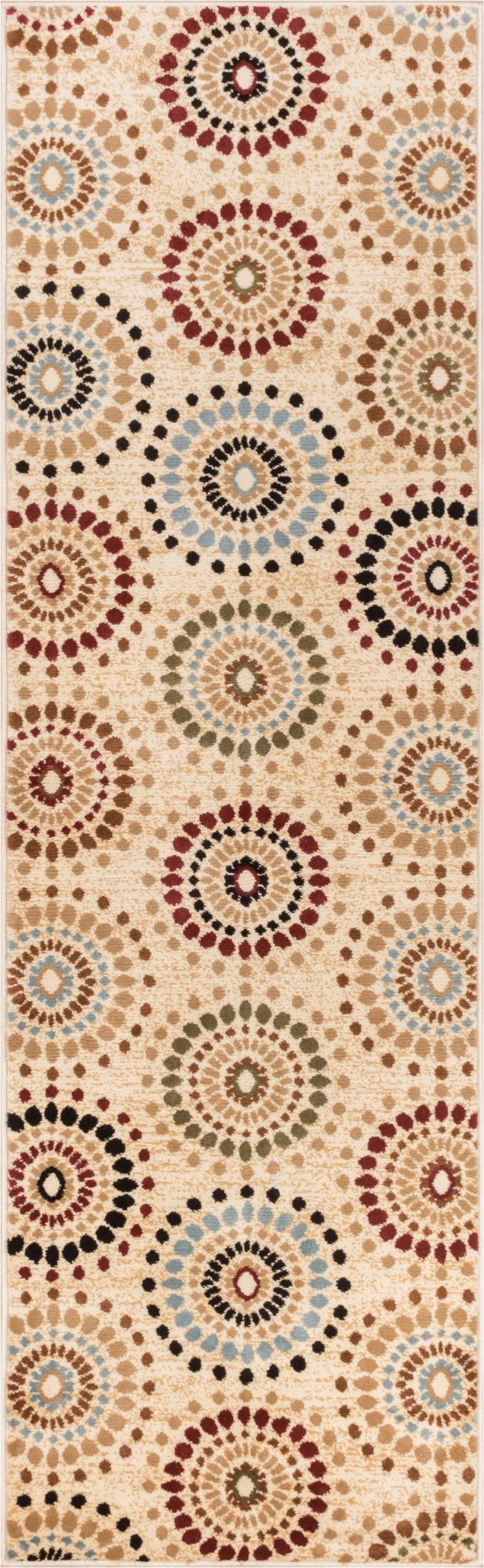 Orchid Fields Ivory Contemporary Rug 54762