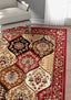 Wentworth Panel Red Traditional Rug 54770