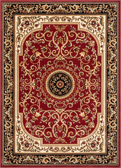 Casbah Traditional Oriental Medallion Persian Red Rug 54940