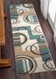 Galaxy Waves Mint Modern Rug 60014