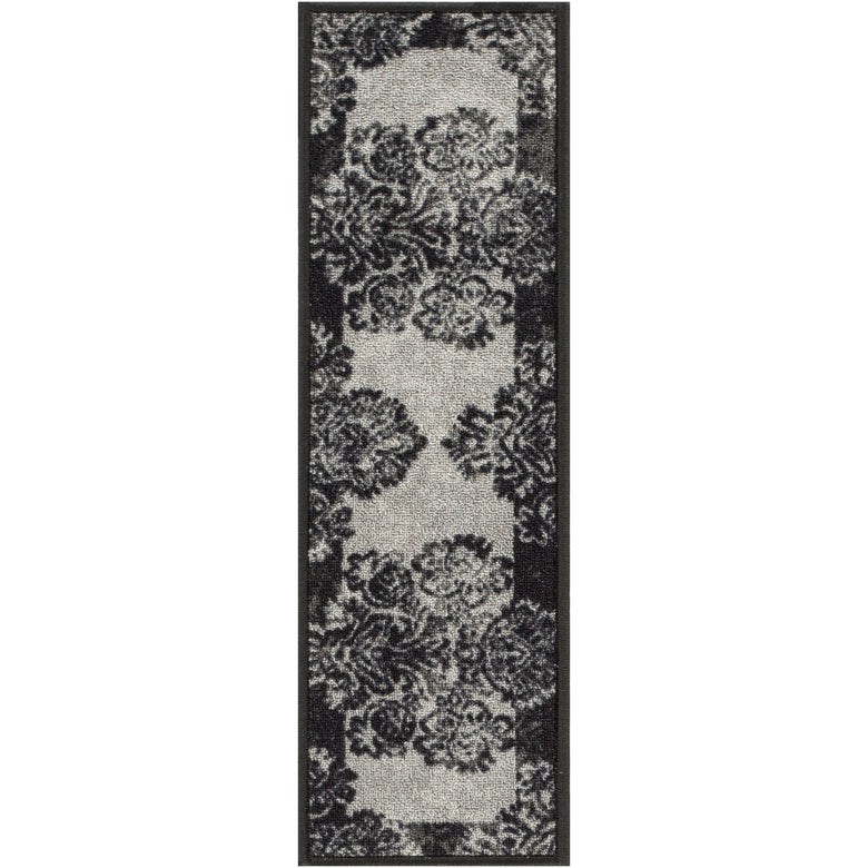 Greek Key Modern Grey Non Slip 9