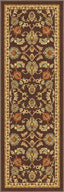 Tabriz Black Traditional Non Slip Washable Rug 6633