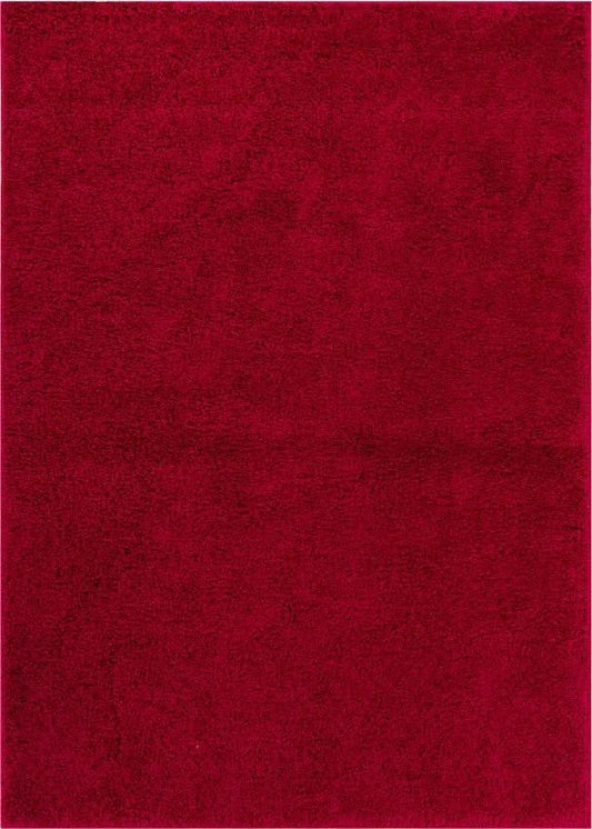 Plain Red Solid Rug 7040