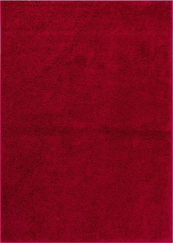 Plain Red Solid Rug 7040