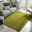 Plain Green Solid Rug 7045