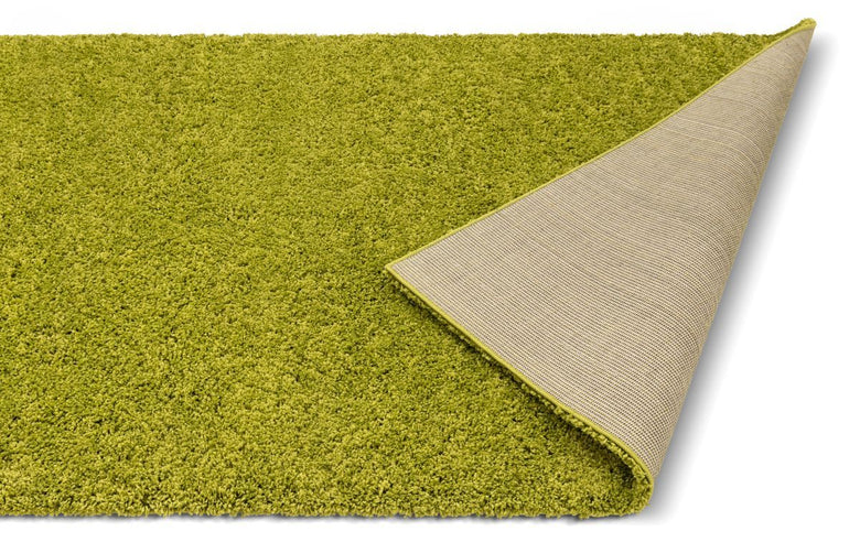 Plain Green Solid Rug 7045