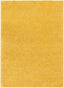 Piper Solid Modern Yellow Shag Rug 7911