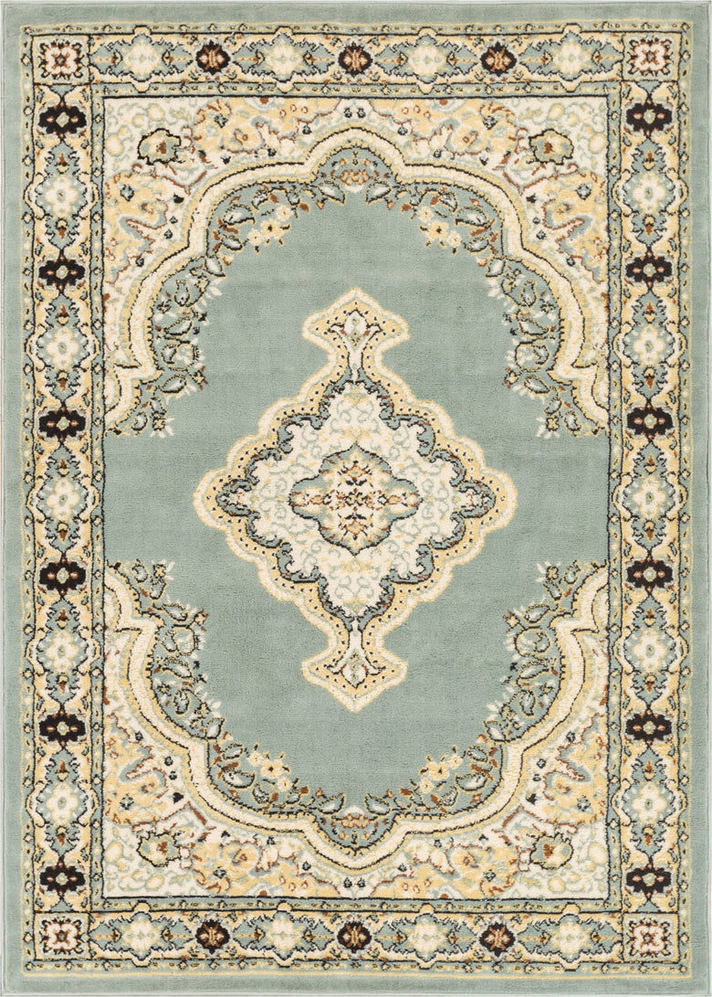 Tehran Blue Traditional Rug 8576