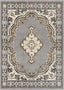 Tehran Grey Traditional Rug 8578