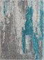 Sloane Blue Vintage Abstract Mosaic Rug AE-44
