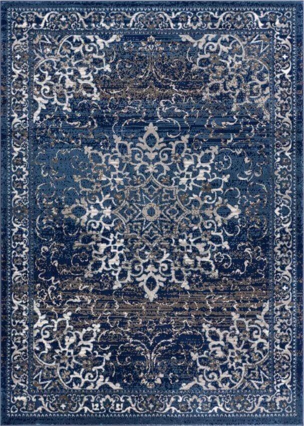 Sultana Blue Vintage Floral Rug AM-64