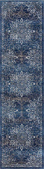Sultana Blue Vintage Floral Rug AM-64