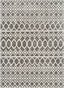 Hira Moroccan Trellis Geometric Grey High-Low Rug ANT-17