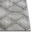 Flint Mid-Century Geometric Grey High-Low Rug AP-07