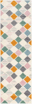 Emelia Modern Geometric Yellow Multi 3D Hand-Carved Rug AST-11