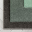 Arian Modern Border Pattern Green 3D Hand-Carved Rug AST-55