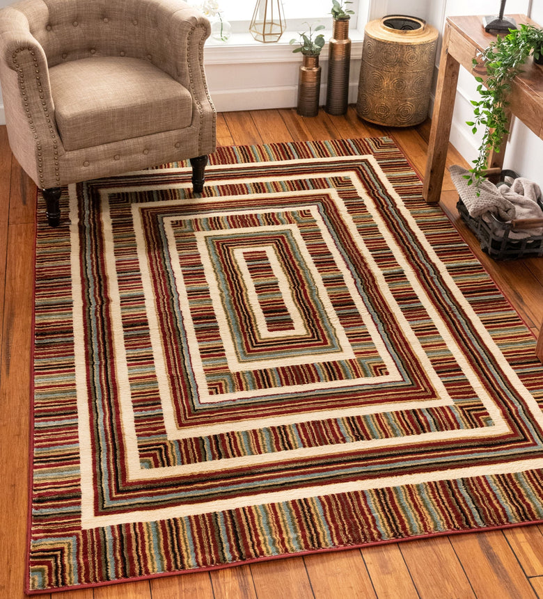 Mero Multi Modern Rug AU-120