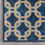 Levi Modern Geometric Blue Ivory Soft Rug BAL-54