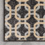 Levi Modern Geometric Grey Gold Soft Rug BAL-57