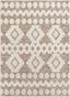 Chiara Tribal Moroccan Beige High-Low Flat-Weave Rug BG-82