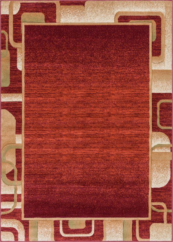 Mosley Red Modern Rug BK-20