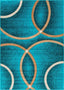 Chester Turquoise Modern Geometric Rug BK-60