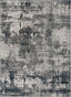 Penelope Modern Abstract Distressed Grey Rug BLS-107