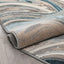 Fallon Modern Abstract Distressed Grey Rug BLS-87