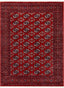 Brio Vintage Antique Tribal Floral Pattern Crimson Rug BOK-50