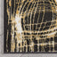 Sinead Vintage Abstract Yellow Glam Rug CAI-111
