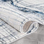 Sinead Vintage Modern Abstract Blue Glam Rug CAI-114