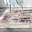 Sariah Modern Abstract Ivory Blush Shag Rug CAN-19