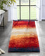Kynlee Modern Abstract Yellow/Gold Shag Rug CAN-21