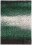 Kynlee Modern Abstract Green Shag Rug CAN-25